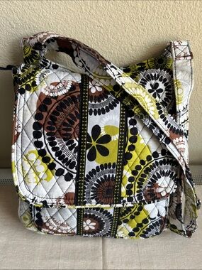 Vera Bradley Mailbag crossbody bag in “Cocoa Moss”
